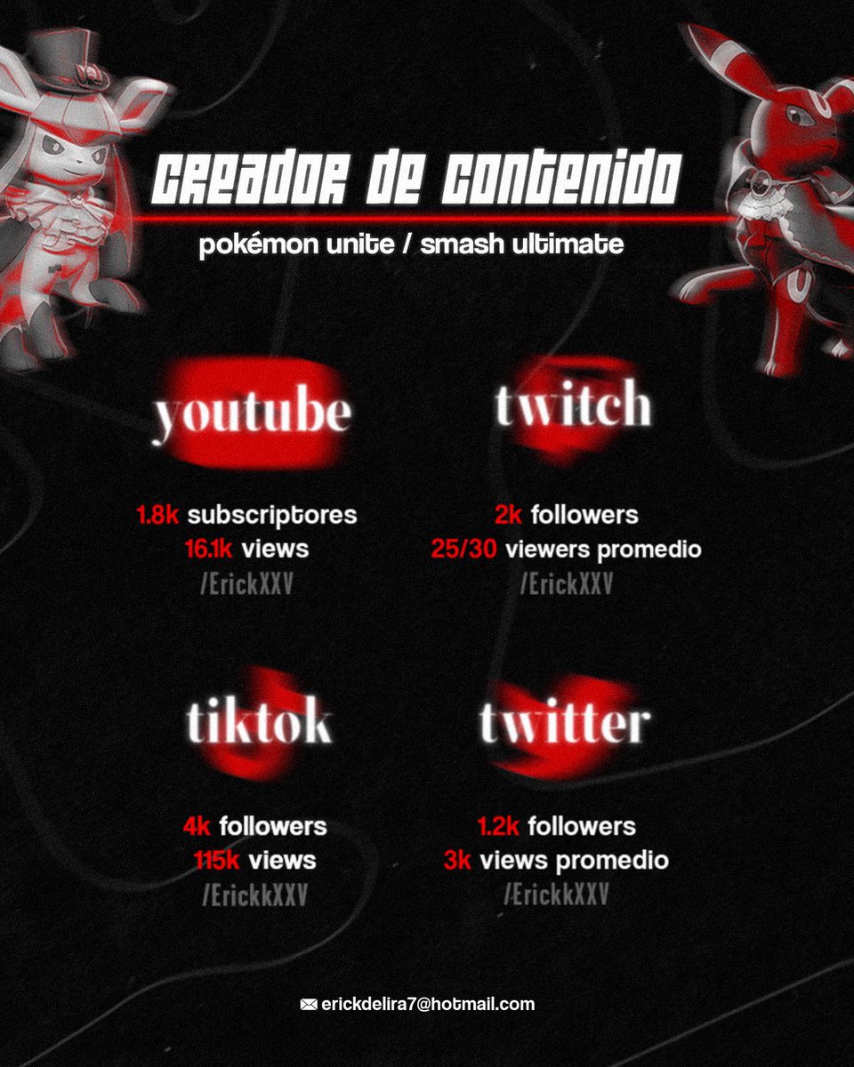 🗣️ SOY FREE AGENT! 

Me encuentro buscando nuevas oportunidades de crecimiento y poder representar a una organización a través de mi contenido en distintas plataformas. 

- Creador de contenido
- Streamer 
- Caster

📤 DM DISPONIBLES 
♻️ Agradezco los repost!