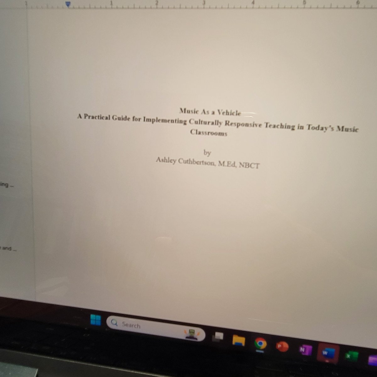 ACuthbertson10's tweet image. This week I finished reviewing the final edits of my book manuscript from my editor which means my first book will be ready to be released out into the world this fall!

Stay tuned 😀

#MusicAsAVehicle