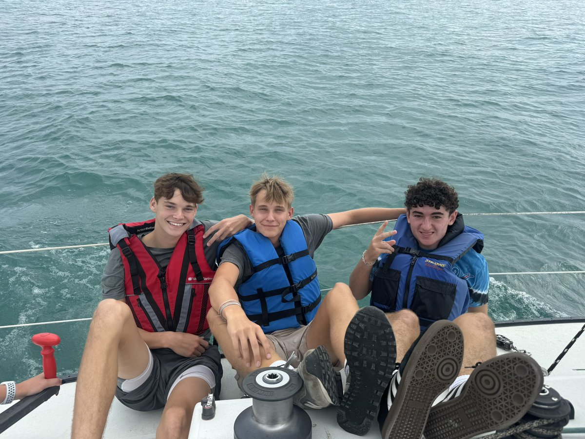 Antioch Adventure Ed got to see what a day of sailing on Lake Michigan was all about today! ⛵️