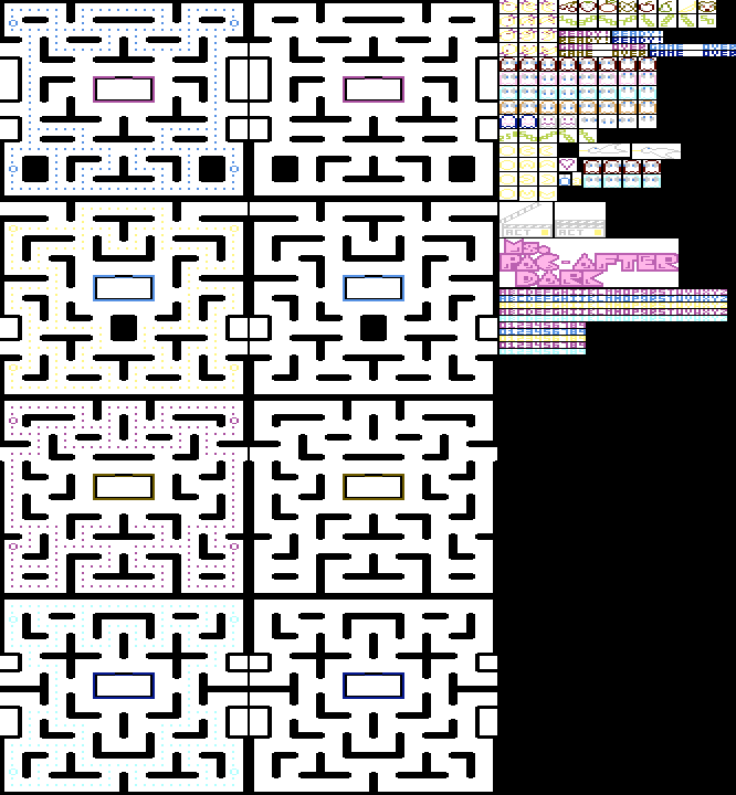 Atari 7800 Ms Pac-After Dark Homebrew Ferrells (v4)