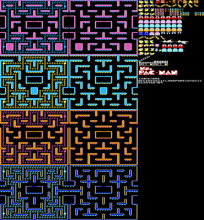 Atari 7800 Ms pac-man Christian Homebrew Ferrell's Hack