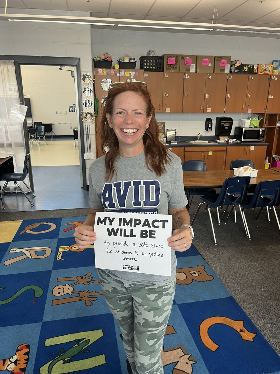 AVID Impact: giving my students a safe space to become problem solvers. <a href="/AHLHuskies/">Alpha Hart Lewis, The AVID Elementary</a> 💙 #AHL_AVID #AVIDimpact #cpsbest