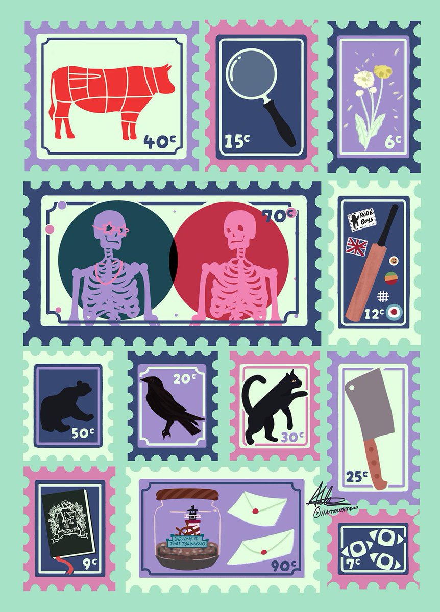 hattersdesigns's tweet photo. Thank you so much to the cast and crew from the bottom of my heart for this show! 💜 I love creating art for it and will always continue to cherish it more than anything. I have felt so much love through this fandom and nothing will ever hold a candle to it!

#DeadBoyDetectives https://t.co/lgXdjAQKs0