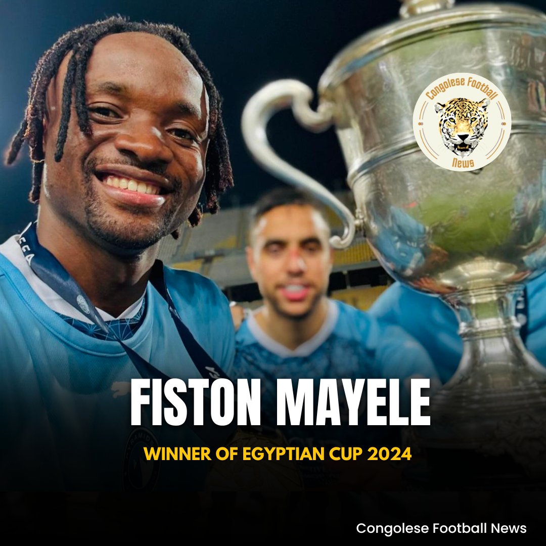 CongoleseFNews's tweet image. Fiston Mayele offre la Coupe d’Egypte 🏆 au Pyramids FC !

Pyramids (D1 🇪🇬) s’est imposé (1-0) face à Zed FC en Coupe d’Egypte. Titulaire, l’international congolais 🇨🇩 a inscrit le but de la victoire à la 87e minute de jeu.

#RDC #Egypt #PyramidsFC