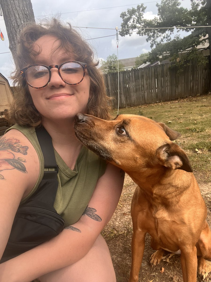 just a girlie with her doggo