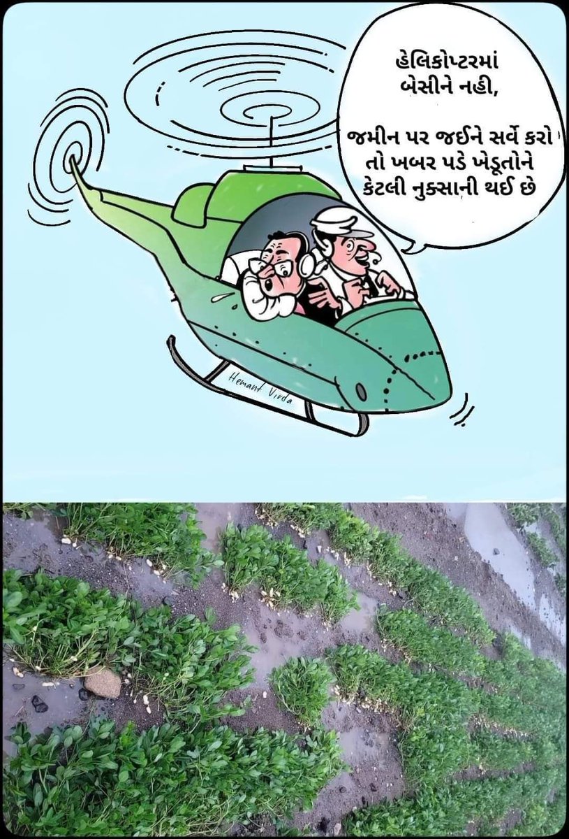 ManojPamak's tweet photo. એ સાહેબ જરાક નીચે ઉતરો તો ખેડૂતોની સાચી વેદના અને સાચી નુકસાની નો આંક આવશે...

@Bhupendrapbjp 
@CRPaatil 
@PMOIndia 
@GSTV_NEWS 
@Jamawat3 https://t.co/MFvSByyMAj