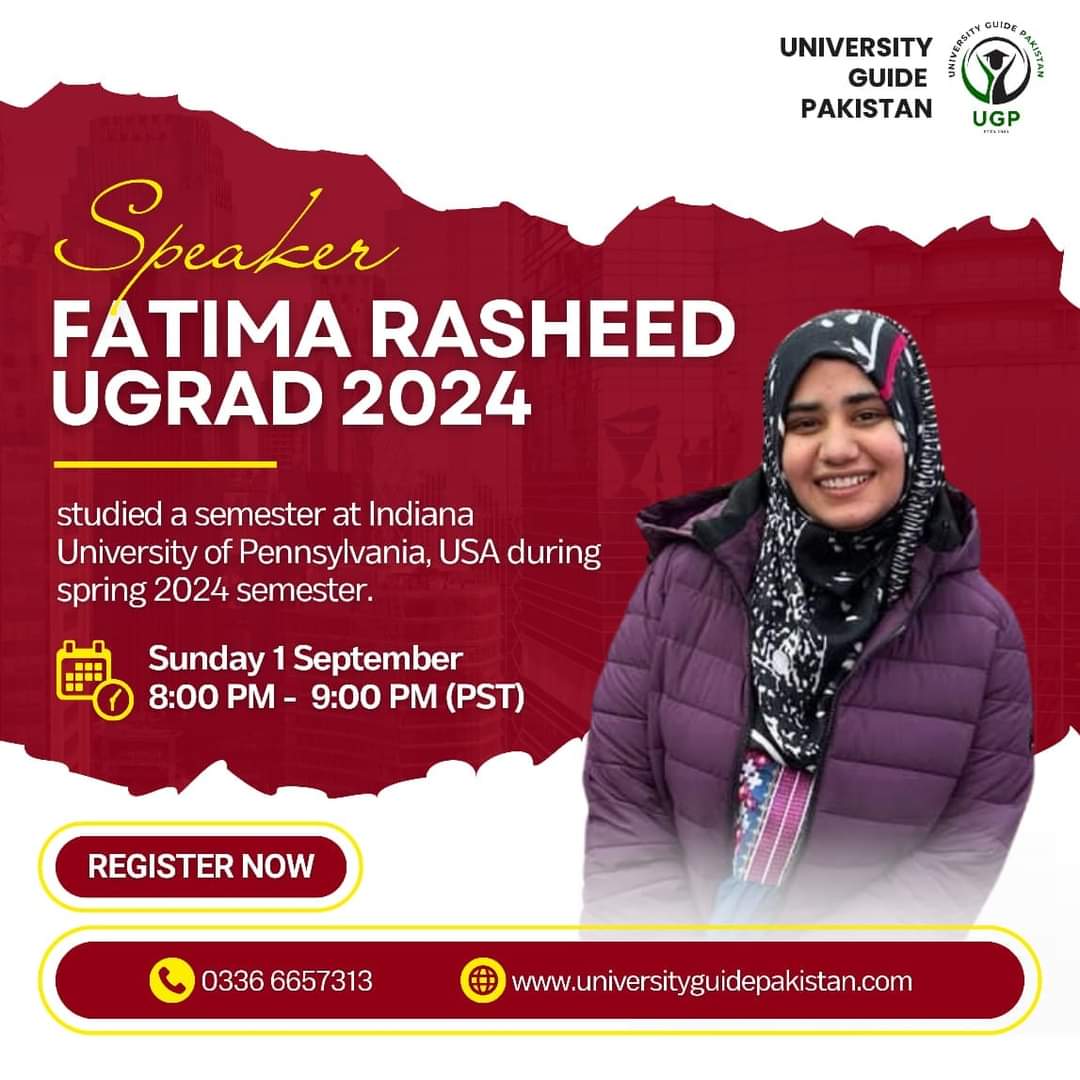 UGP__Official's tweet photo. Our guest speakers for the 1st session will provide personalized guidance and share everything you need to know about the UGRAD Exchange program, including valuable insights and secret tips to help you succeed!

#ugrad
#UGPForEducation
#UniversityguidePakistan
#UGRAD https://t.co/uJI06oHDfu