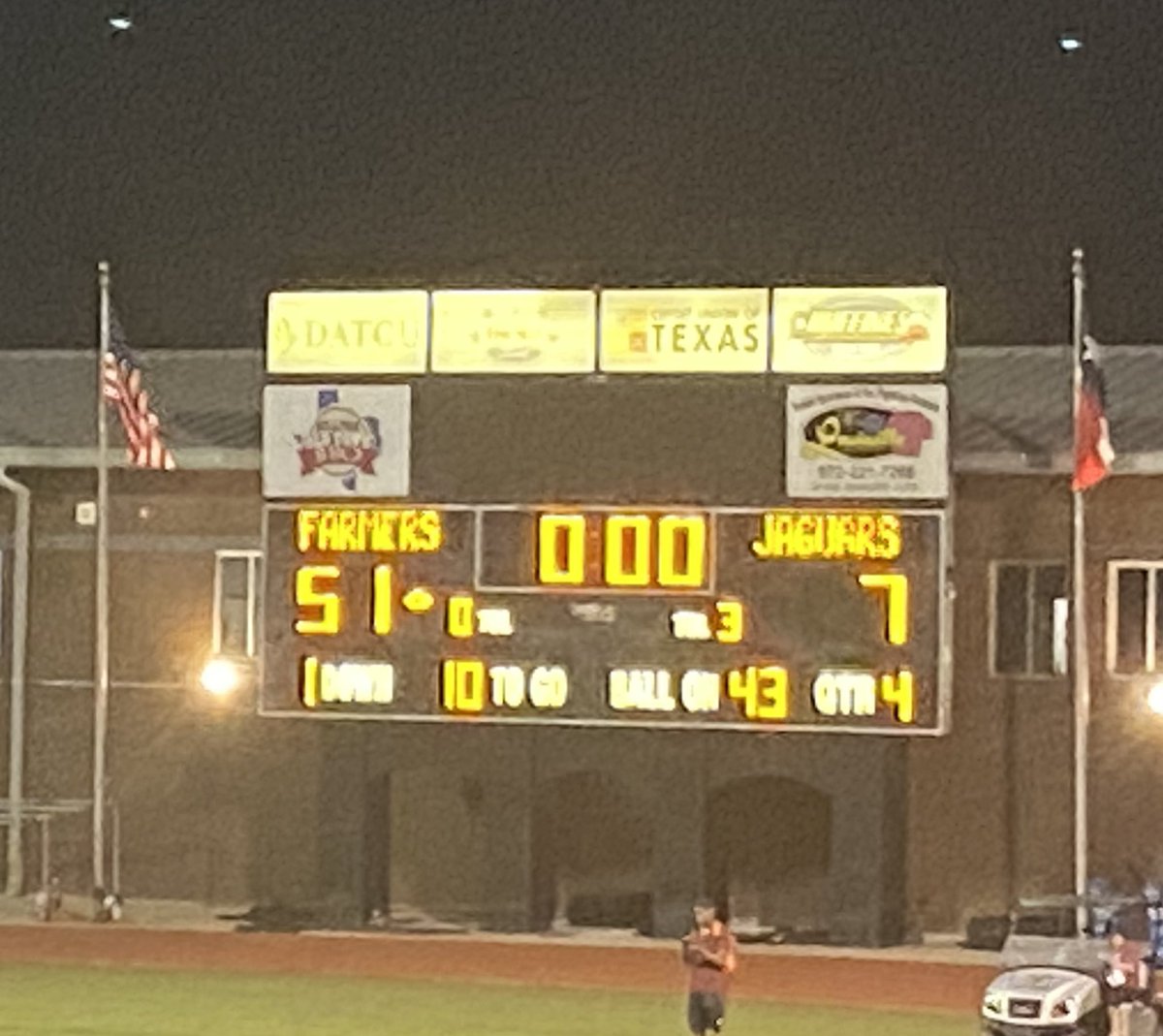 Farmer football is back! So good to be back at Friday night lights. Nice win <a href="/LHSFball/">Lewisville Football</a> <a href="/modle1112/">Michael Odle</a>