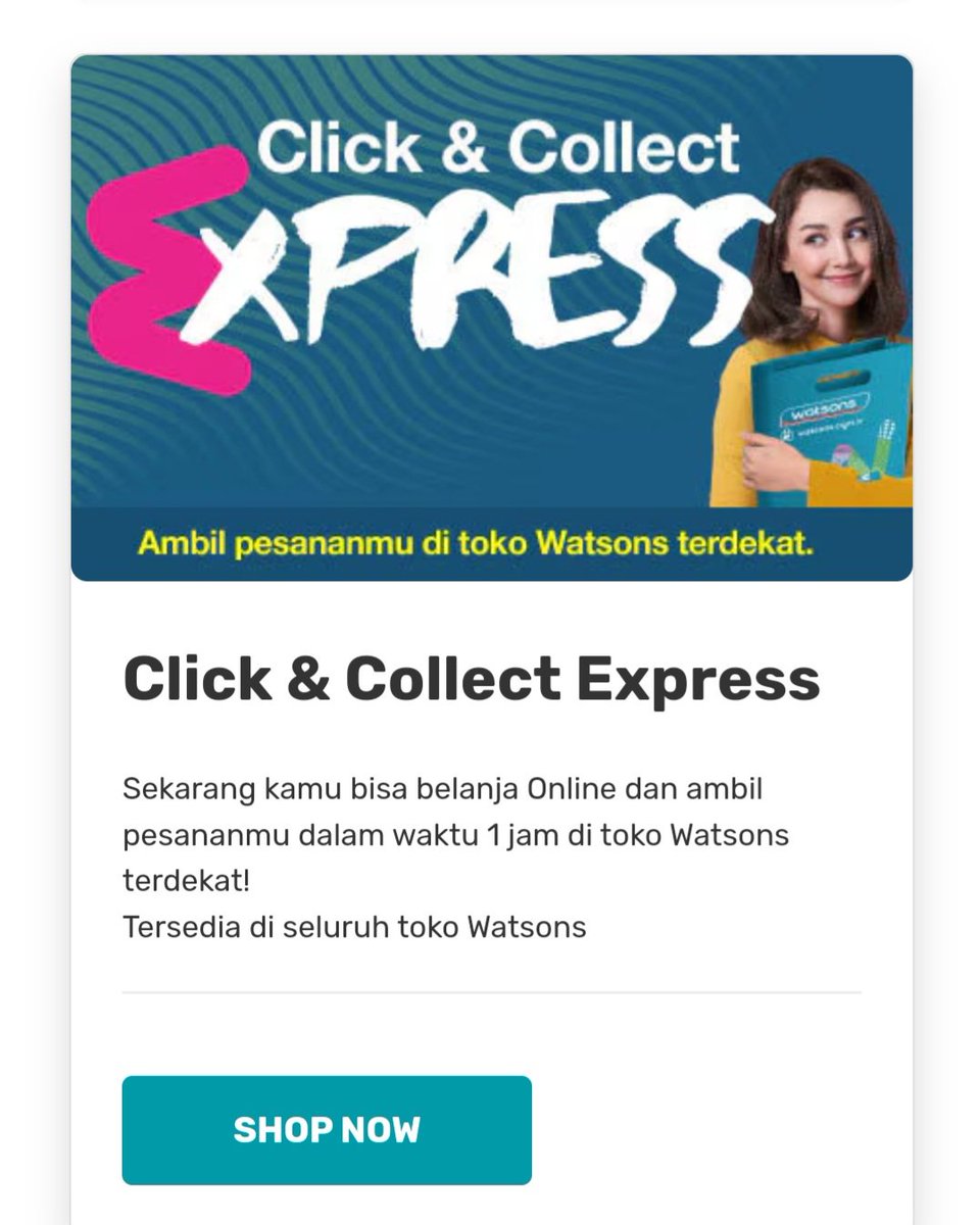 ecnolant's tweet photo. Mau cerita sedikit pengalaman tidak enak Click&amp;Collect @WatsonsIndo . Order via app 28/8 20:25 yang seharusnya ready di pickup 1 jam setelah toko buka next day. Nah, karena kebetulan besok mau ke CL dipilih lah ke sana. Datang 29/8 jam 5 sore untuk kecewa. Lanjut di komen... https://t.co/LuxwS9EVBF