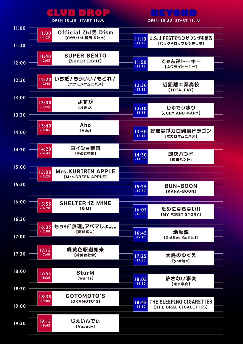 U.S.J Fest tweet media
