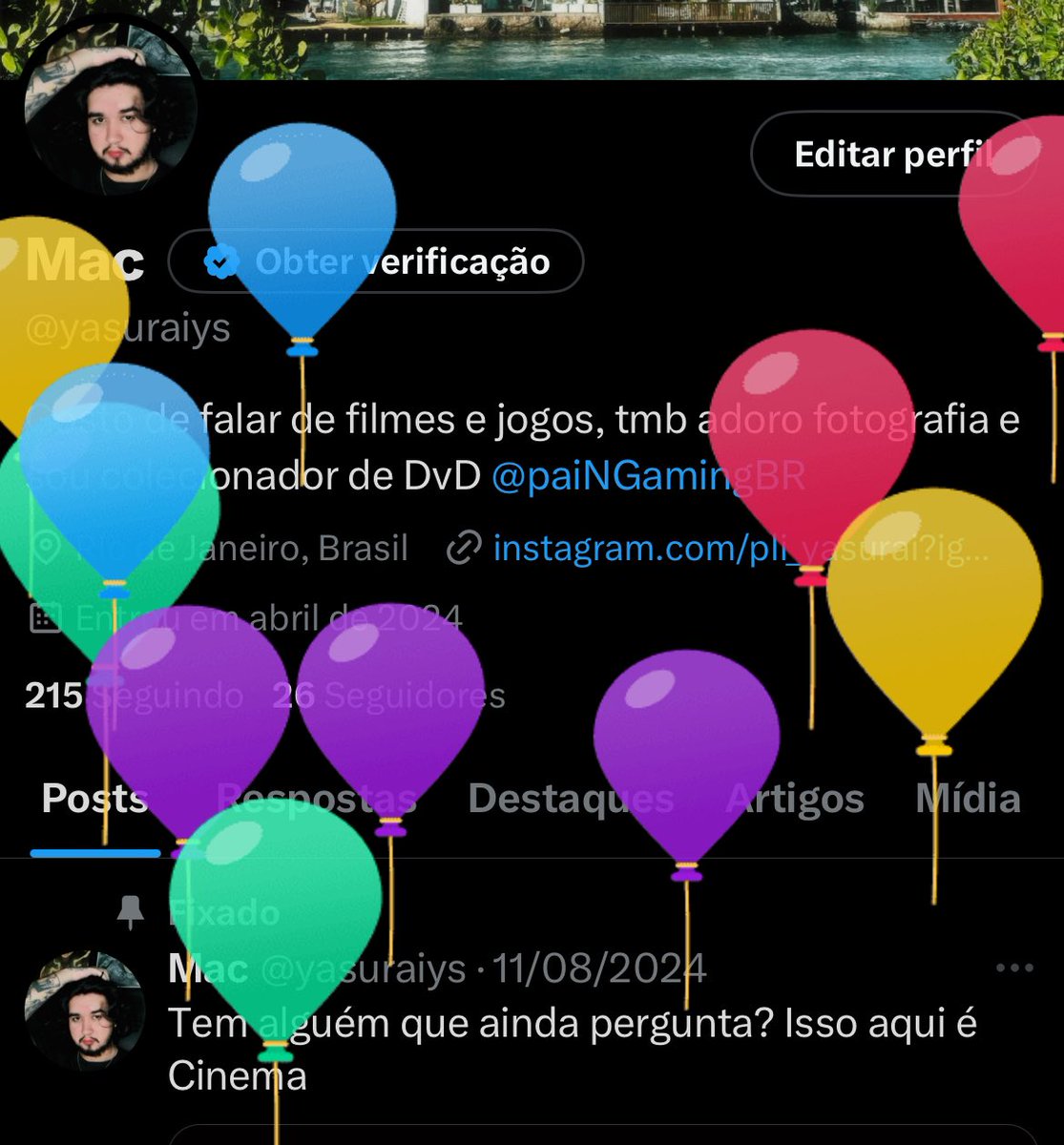 yasuraiys's tweet photo. galera meu primeiro e último balão do Twitter mkkkkkkkkkkk https://t.co/4jChdSuwA8