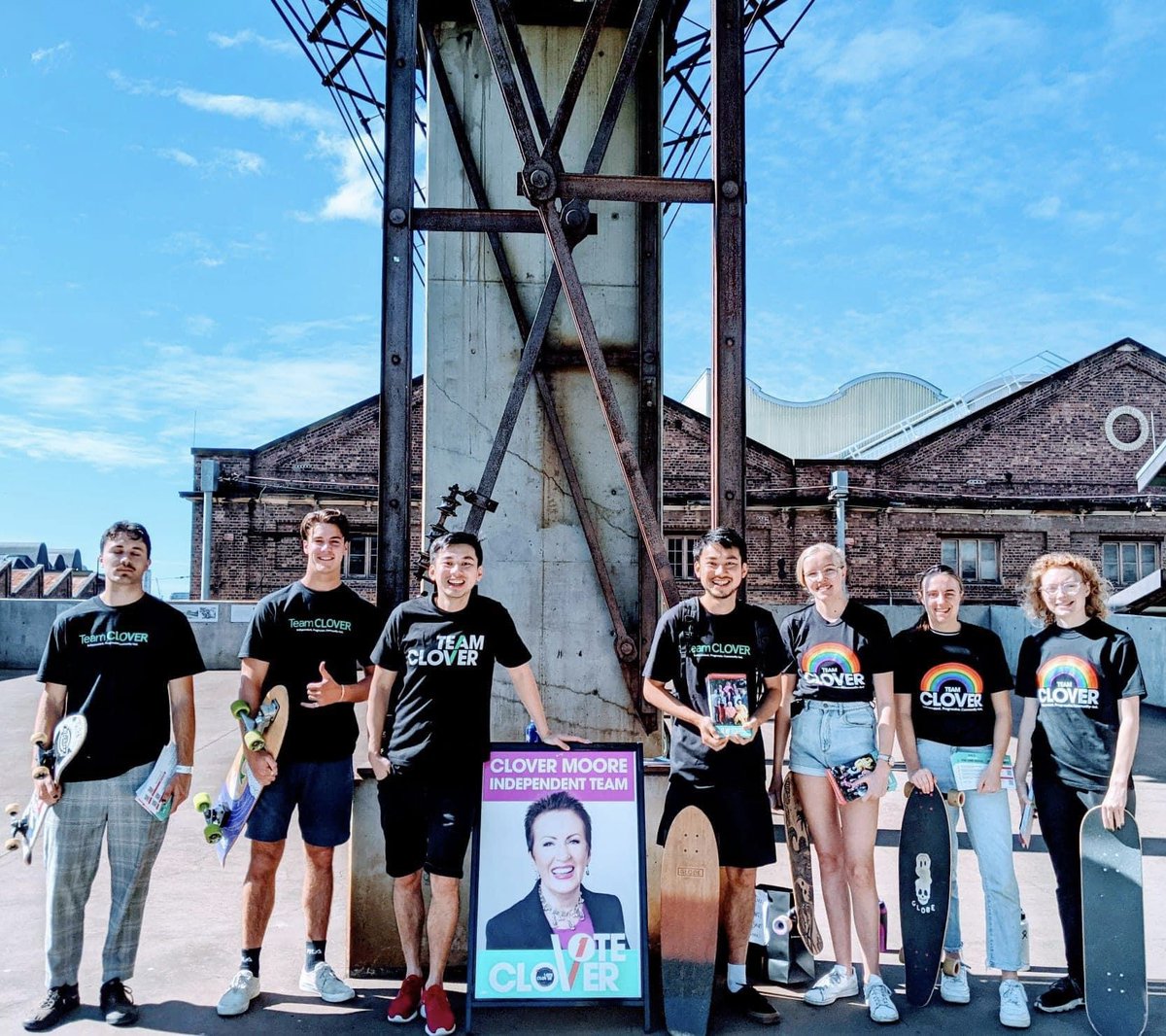 HYWilliamChan's tweet photo. #TeamClover: Our community-led vision to transform our city is future-focussed!
#Vote1 Clover Moore Independent Team on 14 September to help me get re-elected so we can continue transforming our city with leadership, vision and action. https://t.co/8fjtiXGfQ4