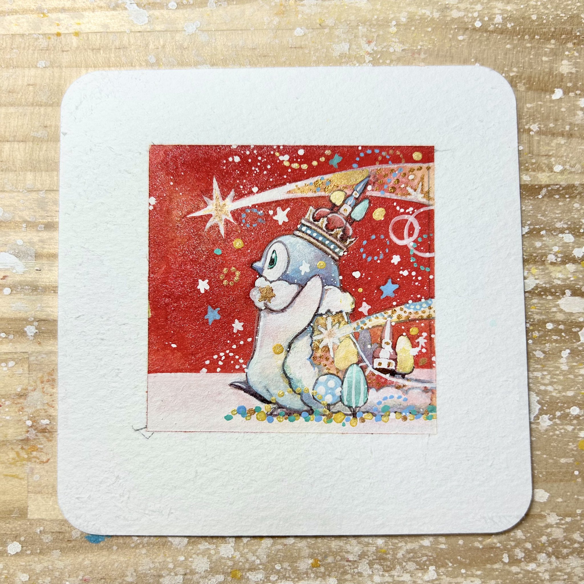 原画　yosi ペンギン 原画 yosi ペンギン