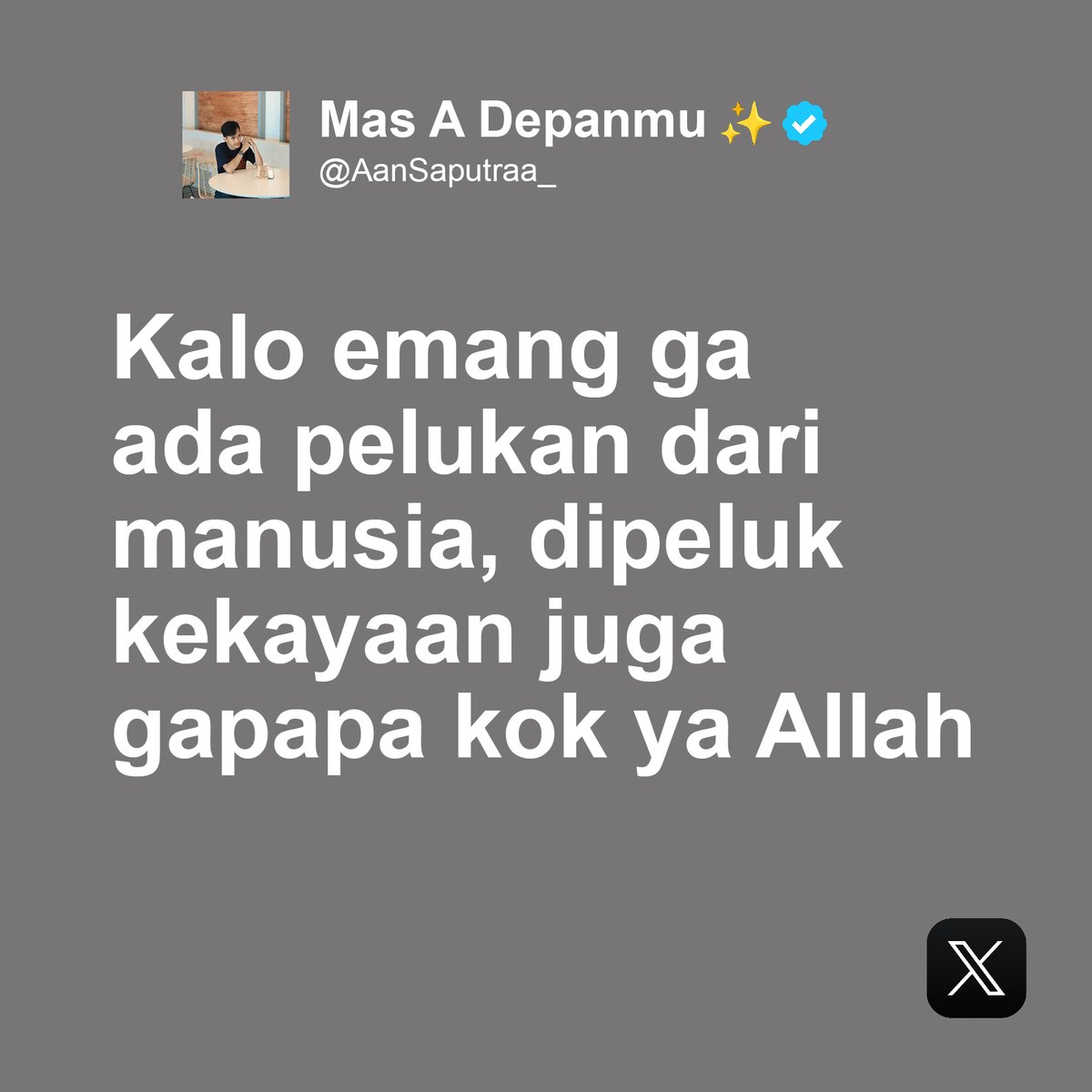 SocialFi_User_'s tweet photo. aku ikhlas kok ya Allah https://t.co/iEai0a2bfv