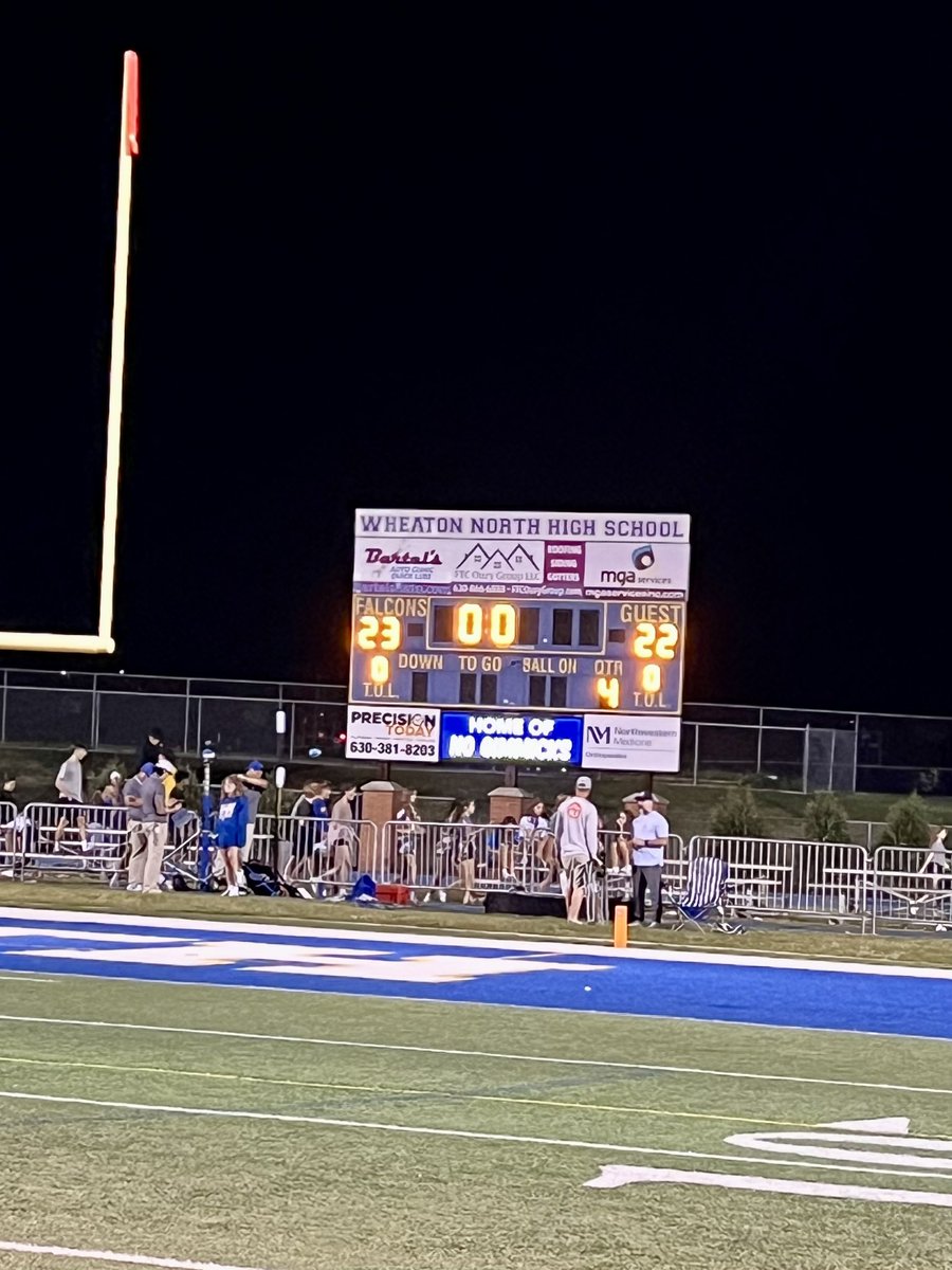 AthleticsWNHS's tweet photo. FALCONS BEAT THE CELTICS in a real nail biter!! WOW!! 23-22!! Rex was rockin'!!! What a Friday night! Way to go, FALCS!! 💙🏈💛 @wnfalconfb #Woohoo #LetsGoFalcons #Proud #BlueandGold @WN_Principal https://t.co/RmtnwyGKXv