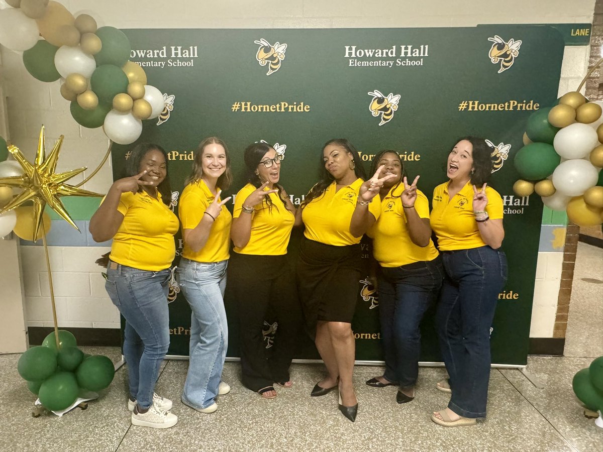 HHCES leadership team! We had a great first week! FRIYAY! 🐝