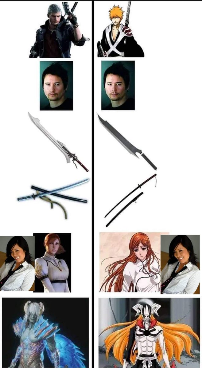 I love Devil May Cry and Bleach