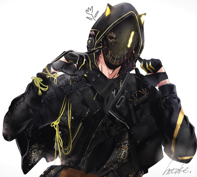 息ぬきお絵描きさん・黄色さん 