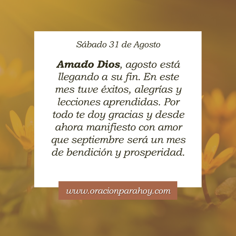 OracionParaHoy's tweet photo. Oración para hoy 31 de agosto: https://t.co/xtFInJa4jE