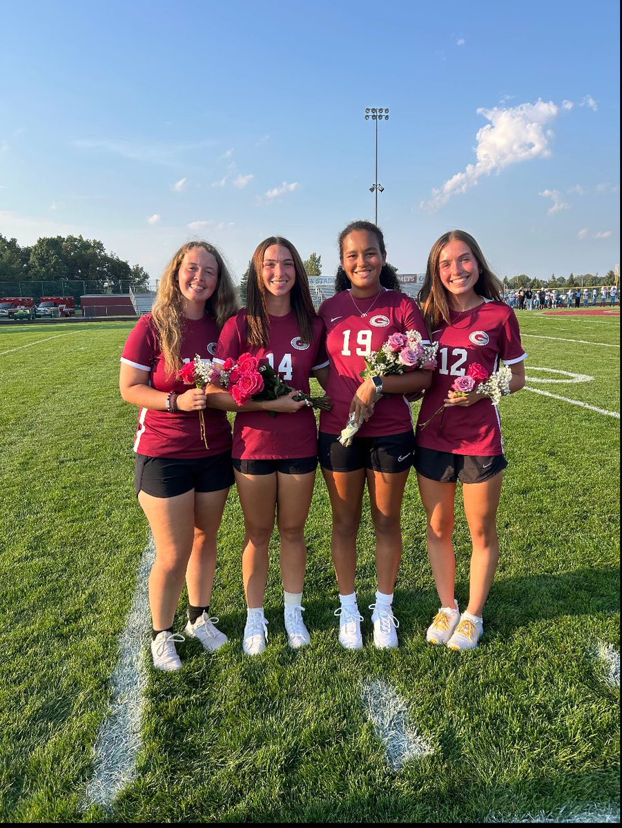 GenoaGirls's tweet photo. Honored our Seniors tonight at the football game! https://t.co/sbsxMGQICv