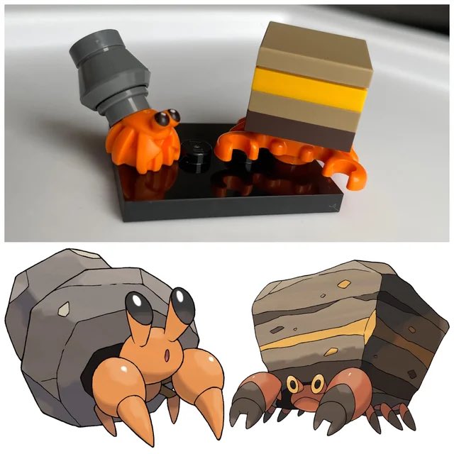 LEGOBrickBros's tweet image. Pokemon - Dwebble &amp;amp; Crustle!

Credit: CCJ1997 (Reddit)

#LEGO #Pokemon #Dwebble #Crustle