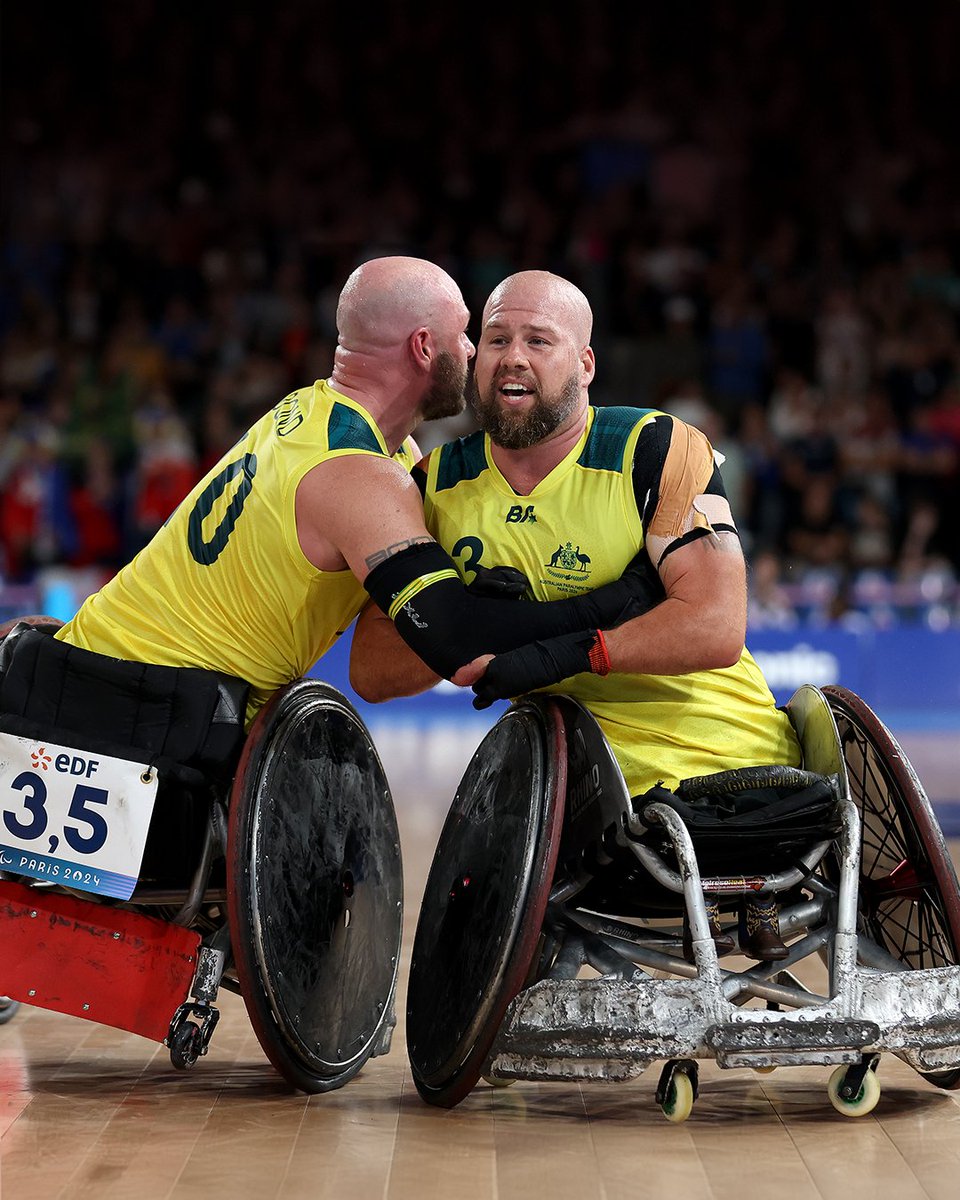 playrugbyau's tweet photo. All to play for 😤 

The Steelers hold on against hosts France to win 55-53, and now face Denmark tonight in their final pool match.

🆚 Denmark
🗓️ Saturday 31 Aug | 9:30pm AEST
📺 @9Now &amp; @StanSportAU 

@AUSParalympics https://t.co/fjpNNcCKLM