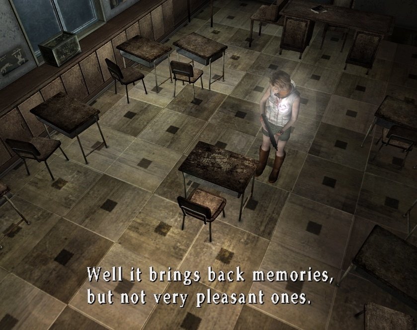 mythicflight's tweet photo. Silent Hill 3 https://t.co/1J8vWWwEWS