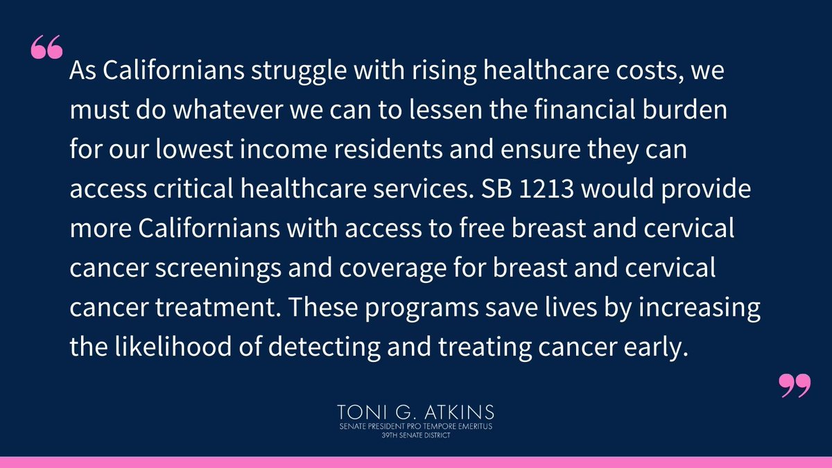 Senate President pro Tempore Emeritus Toni Atkins tweet media