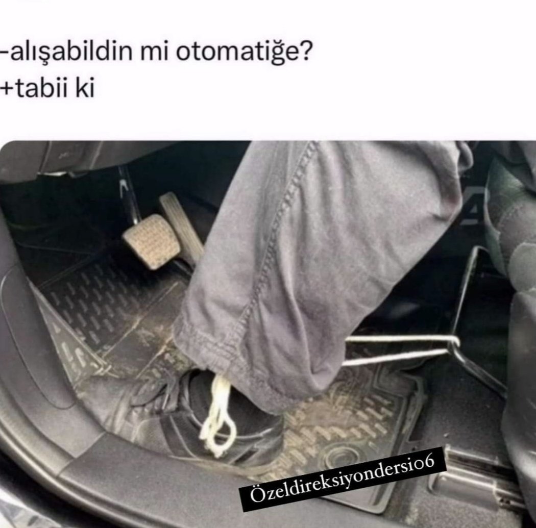 Ne demek otomatik bizim işimiz 😁