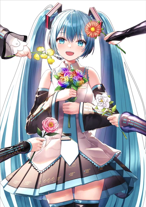 全ての初音ミクから初音ミクへ!おめでとう!#初音ミク生誕祭2024 #初音ミク誕生祭2024#初音ミク 