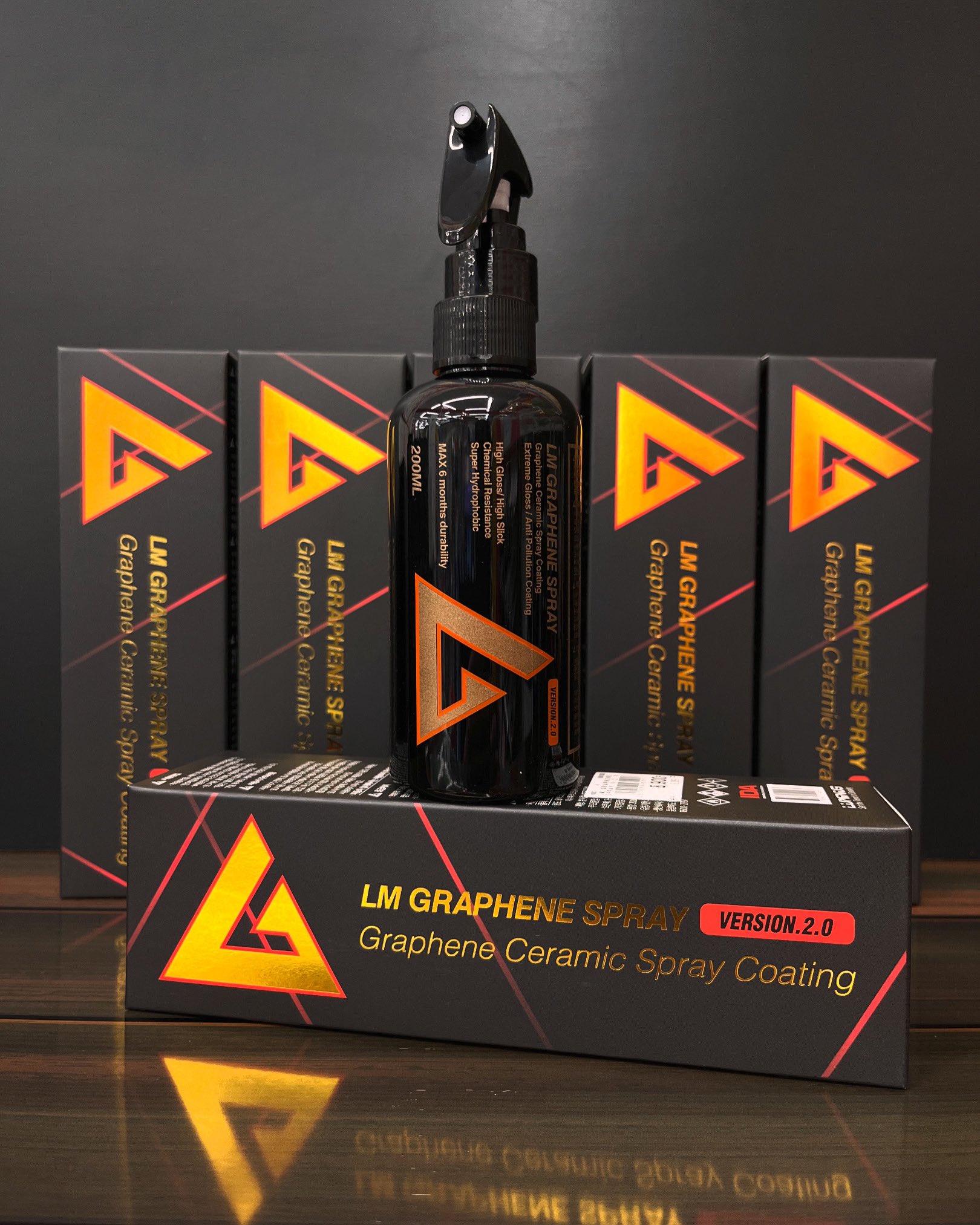 ルミナス lmグラフェンスプレー セット バラ売り可能 LMグラフェンスプレー 300ml 高耐薬品性グラフェンコーティング