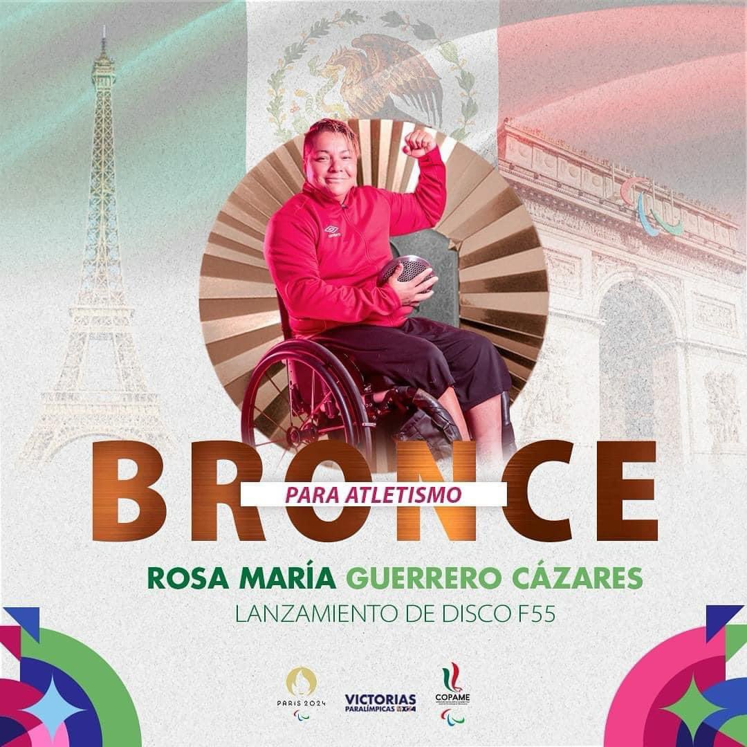 Segundo día de competencias en los #JuegosParalimpicos #Paris2024 y llegan tres medallas más para #mexico.
#mexicorifa #todoesposoble