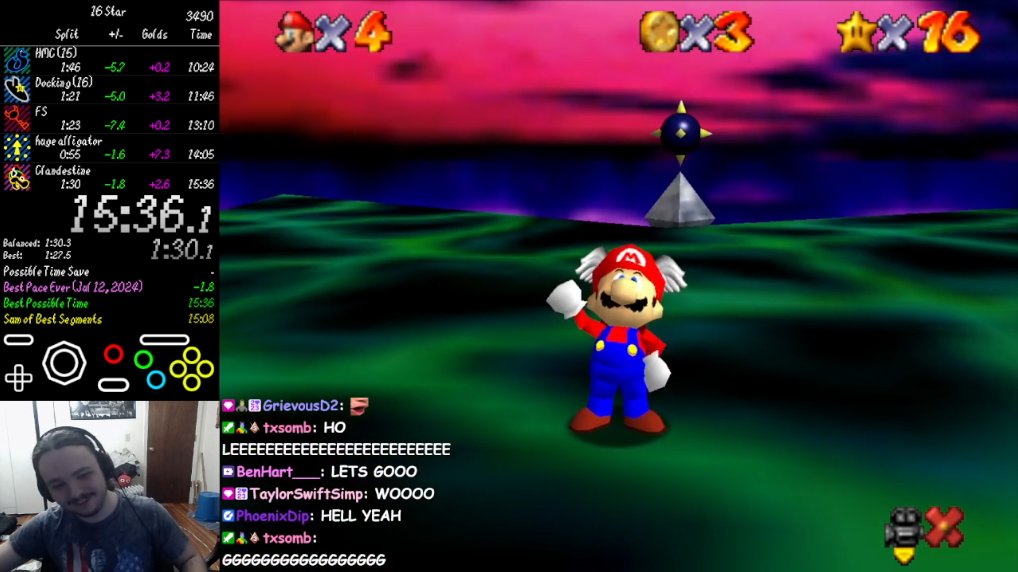 did five no resets today in preparation for my tournament match tomorrow and i fucking pb'd on the third one LOL