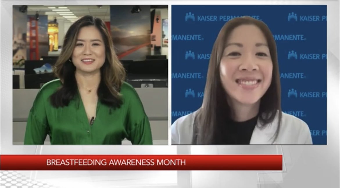 Kaiser Permanente San Francisco (@kpsanfrancisco) on Twitter photo Our Dr. Lauren Barres spoke with @KRON4News about #NationalBreastfeedingMonth and how breast milk protects a baby against infection and illness. 
Watch the story here: m.youtube.com/watch?v=NE690D… Our Dr. Lauren Barres spoke with @KRON4News about #NationalBreastfeedingMonth and how breast milk protects a baby against infection and illness. 
Watch the story here: m.youtube.com/watch?v=NE690D…