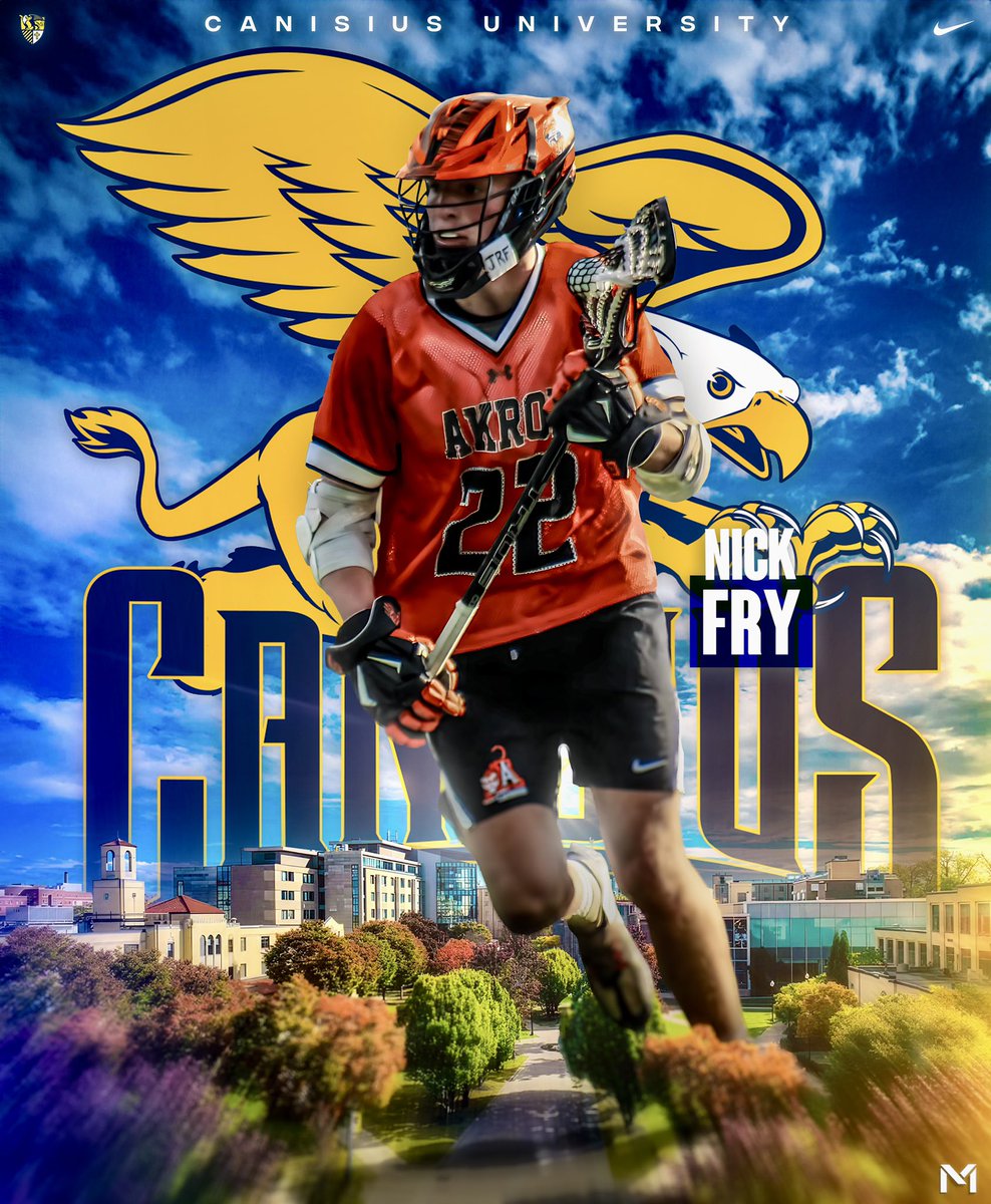 I am honored and excited to announce my commitment to play Division 1 lacrosse and to further my education at Canisius University.  I would like to thank my family, friends, coaches and teammates who have pushed me throughout my journey. Go Griffs!