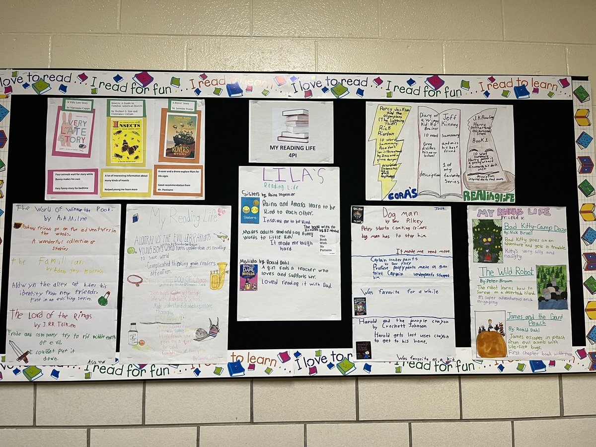 ElmwoodKreiling's tweet photo. #4PI shared their Reading Life this week - and they’re awesome!!! #elmwoodeagles #lovemystudents https://t.co/JYfvsbCkgH