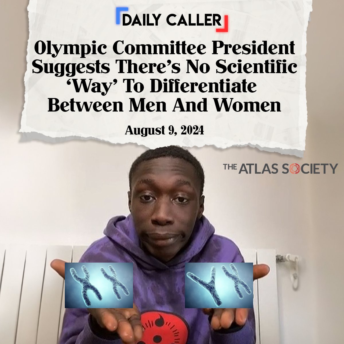 The answer is in your DNA. #Science #Woke #Olympics #Paris2024 #AynRand