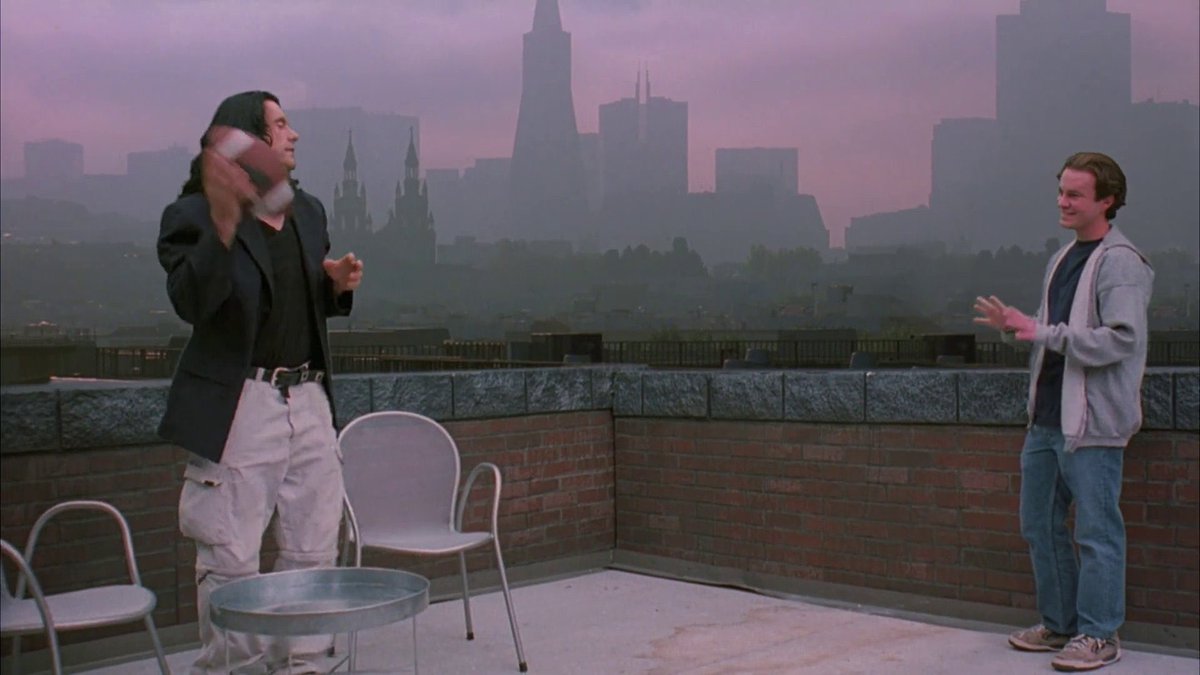 Good opportunity to mention that when composing the look of Gotham in the sunset scene, I took a small amount of inspiration from the rooftop matte painting in The Room, which actually vibes so much harder than it has any right to. #vfx