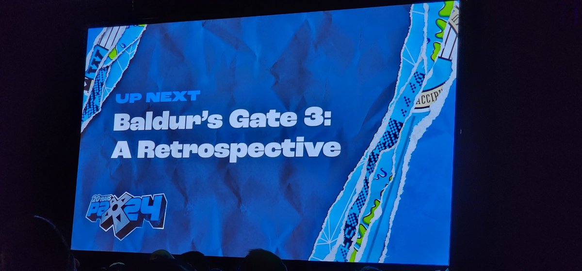 PCSpacegoon's tweet photo. The Baldur's Gate 3 Retrospective panel was AMAZING! Larian Studio is very down to earth. It was super fun to hear them talk all about what they learned along the way while making the game. https://t.co/Jbj4hJFXjB