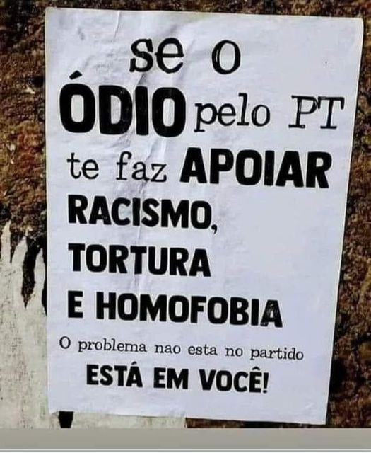 Você já se filiou, ao maior, e principal partido Político da América  Latina?👇👇
FILIE-SE AO PT...