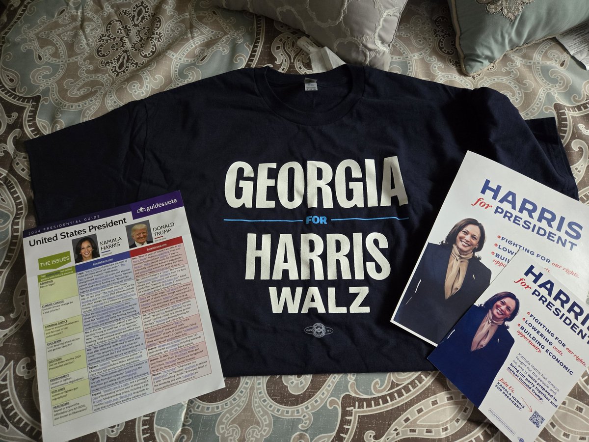 Today, I joined the Democratic Party of Clayton County, GA! I've been a registered Democrat &amp; active voter since 18 but never 'offically' joined the party.  <a href="/VP/">Vice President JD Vance</a> &amp; <a href="/Tim_Walz/">Tim Walz</a> have me fired up like never before!
#WinitforJoe #HarrisWalz2024 #whenwefightwewin