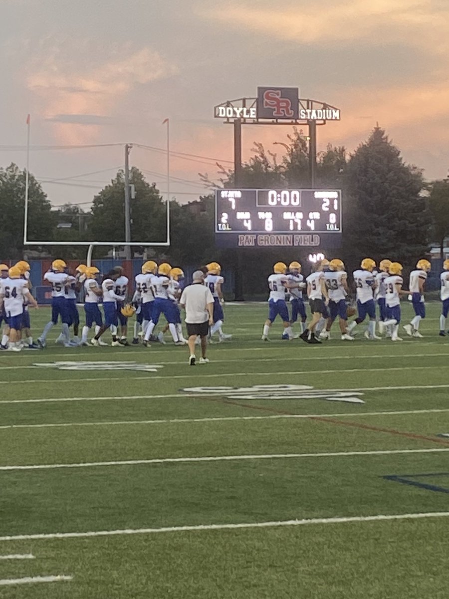Congratulations to our sophomore <a href="/SandburgEagles/">Sandburg Eagles Football</a> on their season opening 21-7 victory over St. Rita! #EaglesFLY