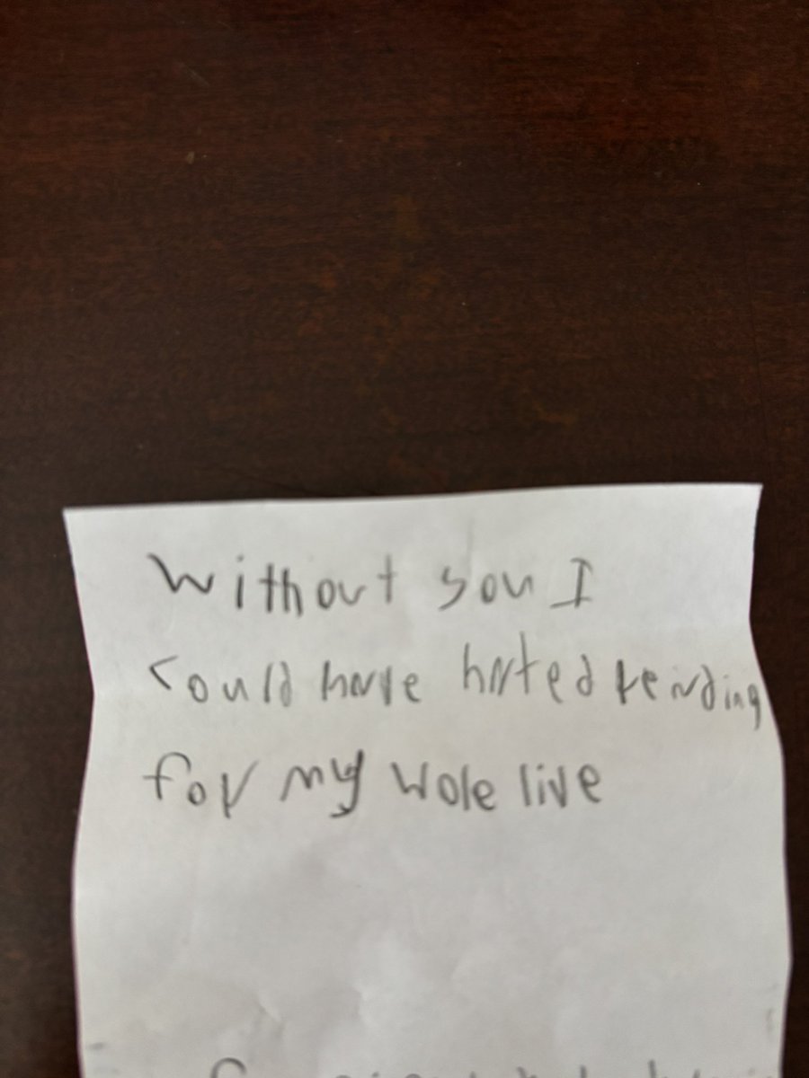 This week’s encouragement from a student. ❤️❤️❤️