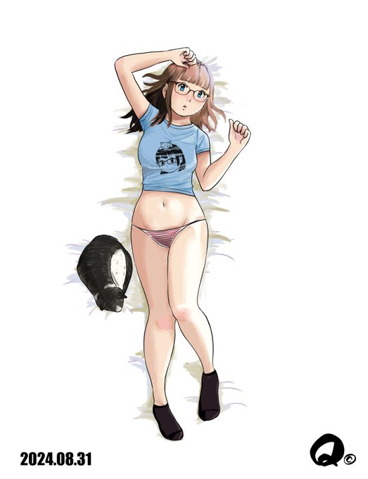 8/31㊏のモカちゃん
抱き枕カバー風なやつ🛏 