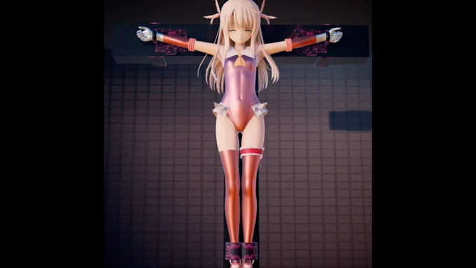 競泳水着型魔法少女コス1 通常2 弱体状態3 エナジー枯渇状態(変身解除4 敵に弄られてしまったコス 
