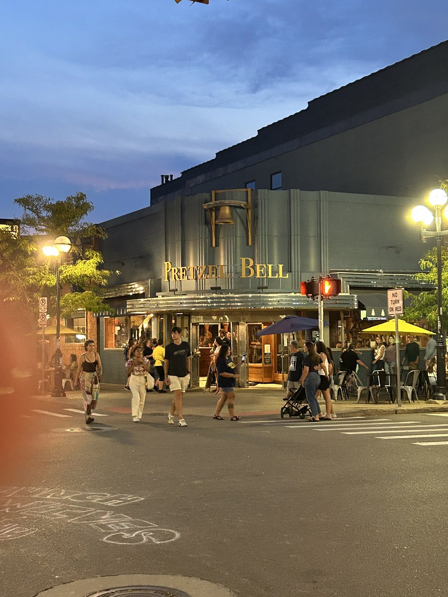 Party on Main St #PretzelBell #AnnArbor #GoBlue