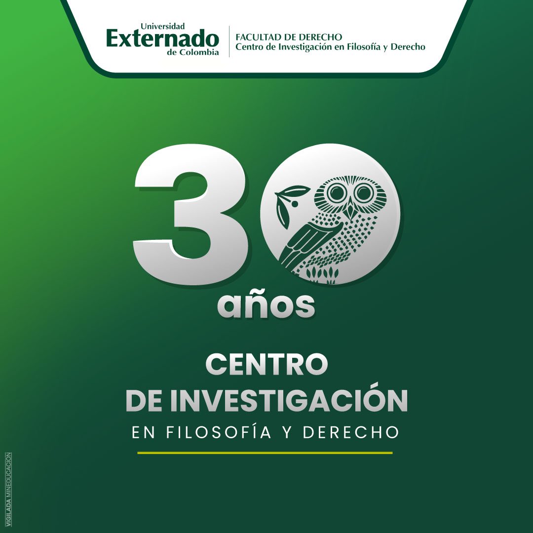 CIFDUExternado's tweet photo. Bienvenidos al perfil oficial de X del Centro de Investigación en Filosofía y Derecho de la Universidad Externado de Colombia. 

Aquí encontrarán toda la información de nuestros eventos, cursos, posgrados, publicaciones y, en general, de todas nuestras actividades. 🦉 https://t.co/LSOILwUw4A