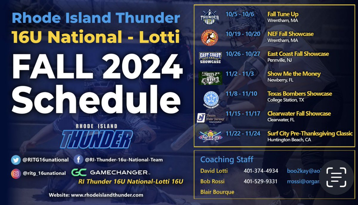 <a href="/oliviaadyan/">“Coach Liv” Olivia Watkins</a> <a href="/DukeSOFTBALL/">Duke Softball</a> Hope to see you this Fall!