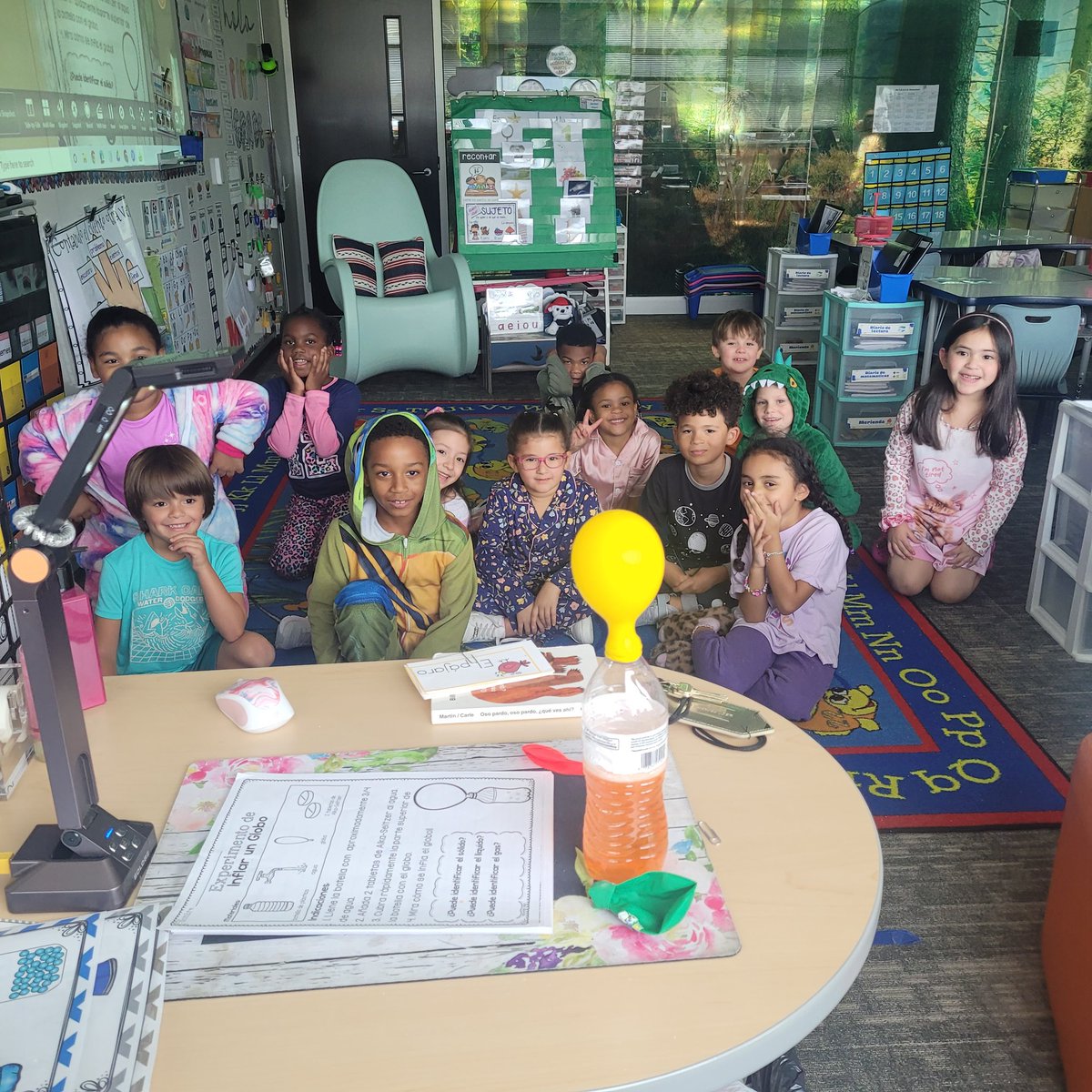 States of matter with a simple yet very FUN experiment 😉! Would we be able to blow up the balloon?! I think their faces say it all. 
<a href="/HumbleISD_CE/">Centennial Elementary</a> <a href="/Centennial_SIP/">Centennial SIP</a>