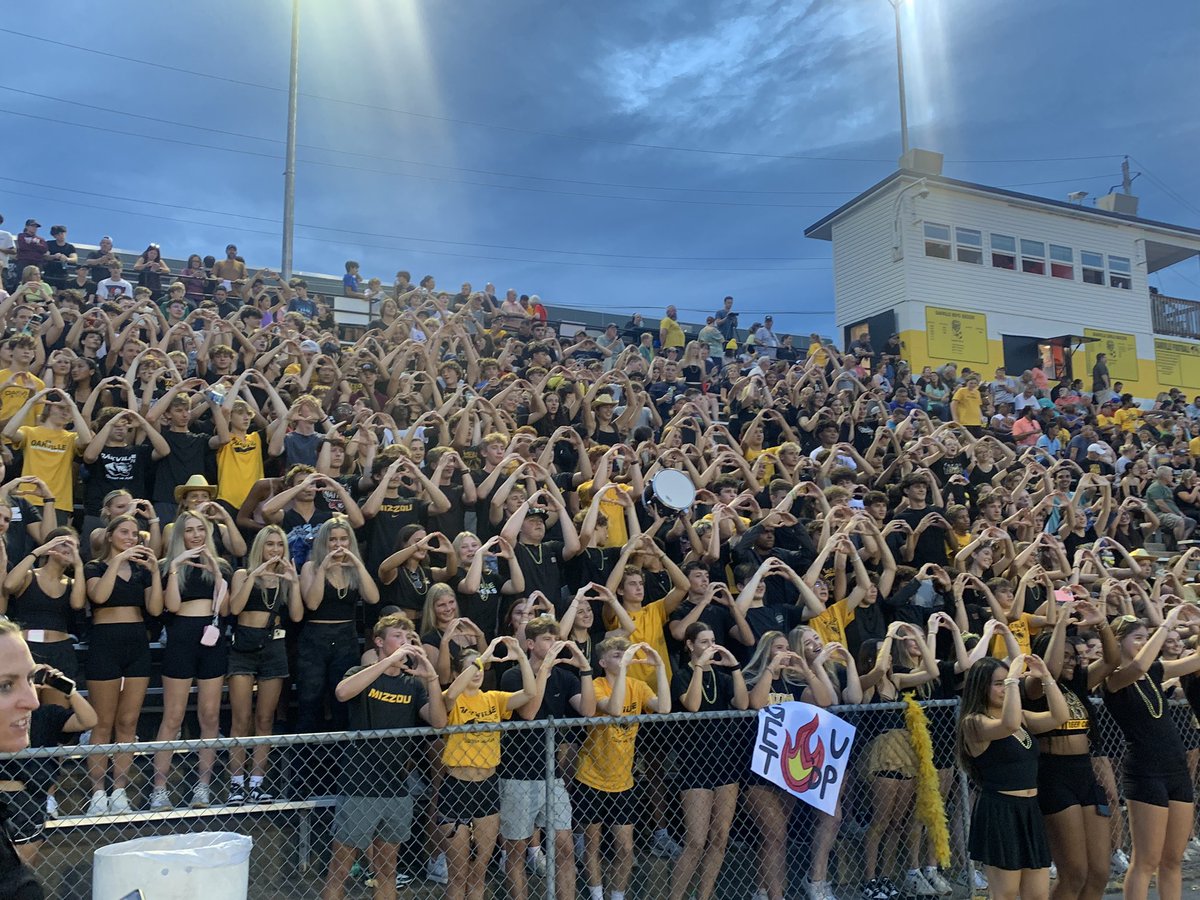 Our students are amazing!  Great student sections at both games!!!!